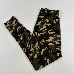 Bobbie Brooks Leggings Womens Large Green Camo